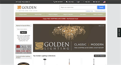 Desktop Screenshot of golden-lighting-lights.com